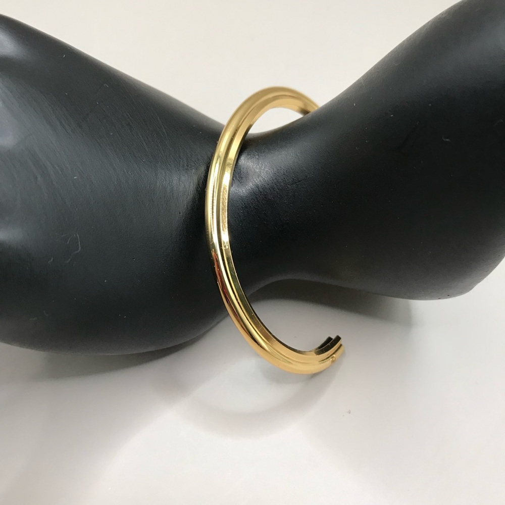 Laundry By Shelli Seagal Breast Cancer Awareness Gold-Tone Cuff Bracelet - Picture 5 of 10